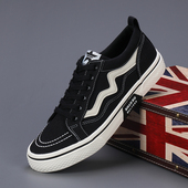 新款 潮流百搭帆布鞋 男鞋 透气休闲鞋 2026春季 板鞋 韩版 平底低帮鞋 男