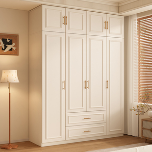衣柜家用卧室复古加厚实木板环保无异味大容量衣橱稳固耐用包安装