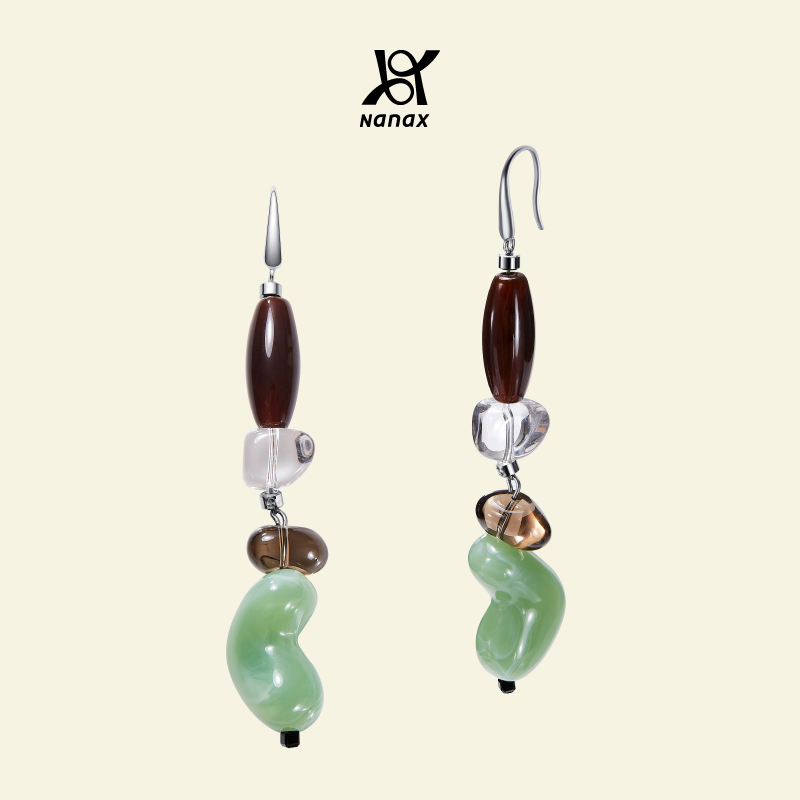 NanaX朗姆耳坠原创设计未镶嵌