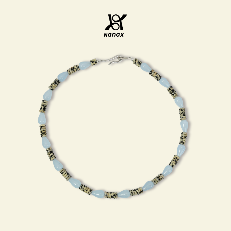 NanaX海湾项链蓝玉髓/斑点石