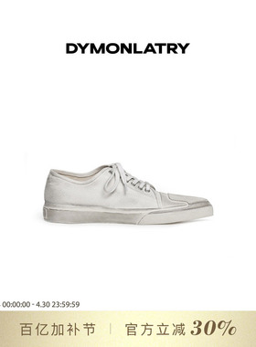 DYMONLATRY 2025女士尖头休闲板鞋 系带平底板鞋休闲单鞋脏脏鞋