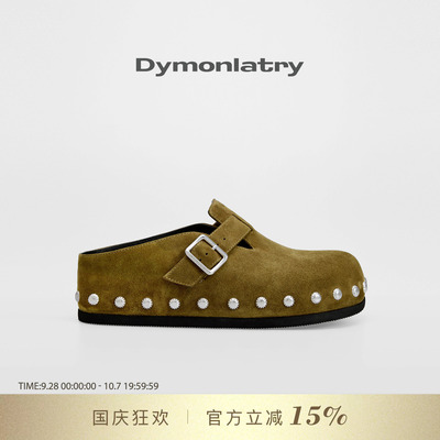 DYMONLATRY铆钉装饰勃肯鞋新款