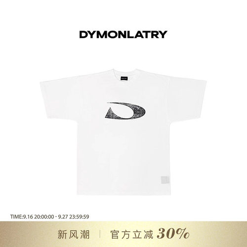DYMONLATYR印花logo短袖T恤