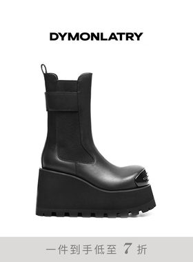 DYMONLATYR圆头切尔西靴