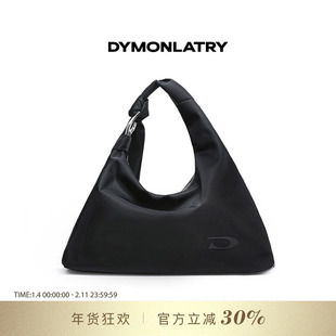 DYMONLATRY 2025新款尼龙托特包 做旧金属扣A型大包腋下单肩包