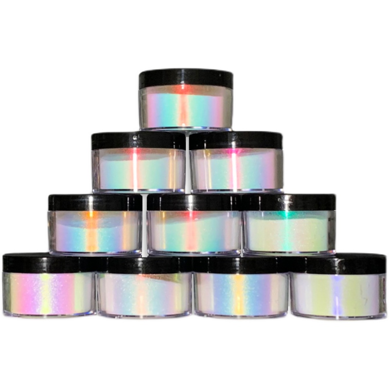 铂梵偏光粉高闪变色龙粉指甲油材料细粉滴胶变色闪光粉高彩度颜料