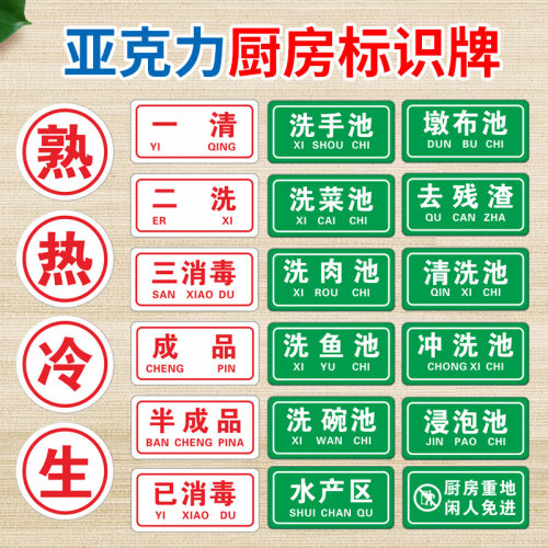 亚克力防水防油易清洁 自带背胶  可定制