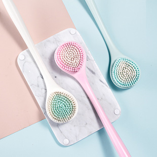 长柄搓背浴刷沐浴花成人搓泥搓澡不求人软毛洗澡刷后背刷搓澡疯