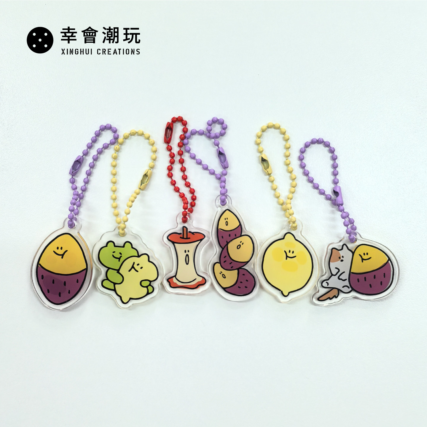 幸会潮玩 Second Morning-传递幸运亚克力钥匙扣挂件背包装饰可爱,模玩/动漫/周边/娃圈三坑/桌游,文化/体育周边,淘宝优惠券,粉丝福利购,淘宝优惠卷