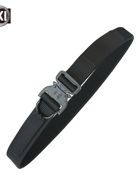 ESKI爱斯战术户外2025新款黑色男士D扣尼龙编织对插扣腰带