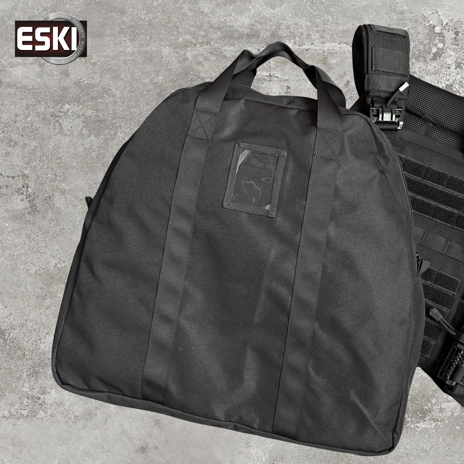 ESKI爱斯战术背心收纳袋骑行服收纳袋大容量识别袋户外露营袋