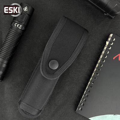 ESKI爱斯手电筒套便携腰挂手电筒收纳袋加厚尼龙材质弹性耐磨套