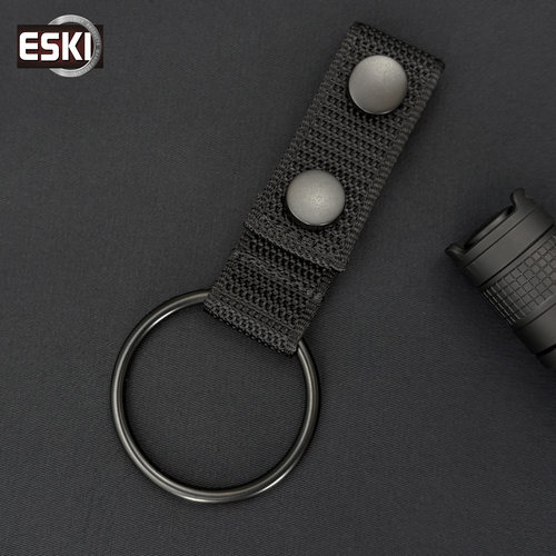 ESKI爱斯MOLLE战术穿皮带手电筒套简易尼龙环扣可挂在腰间