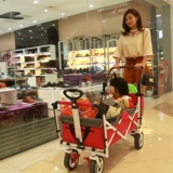 Charlotte tilbury, складная детская коляска с сидением для близнецов для кемпинга, можно сидеть и лежать