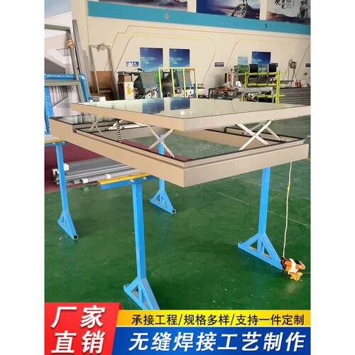 电动天窗平行上升铝合金天窗楼顶智能推拉天窗斜屋顶地下室采光井