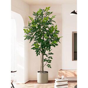 模拟绿色植物快乐树室内盆栽大型彷生植物假树可达豪华客厅装饰地