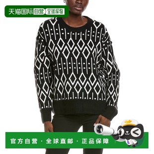 Black 自营Vince Sweater Jacquard 毛衣美国直发奥莱 Camuto