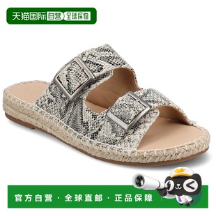 journee 帆布凉鞋 collectionJournee Tresah 蛇纹 女士 自营