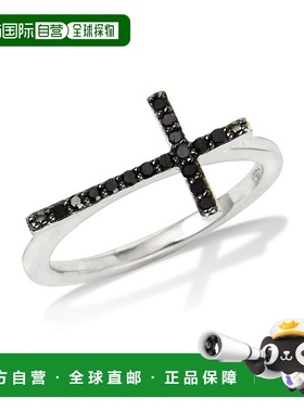 自营 savvy cie jewels SS 925 钻石戒指 0.10TCW - 黑色 美国奥
