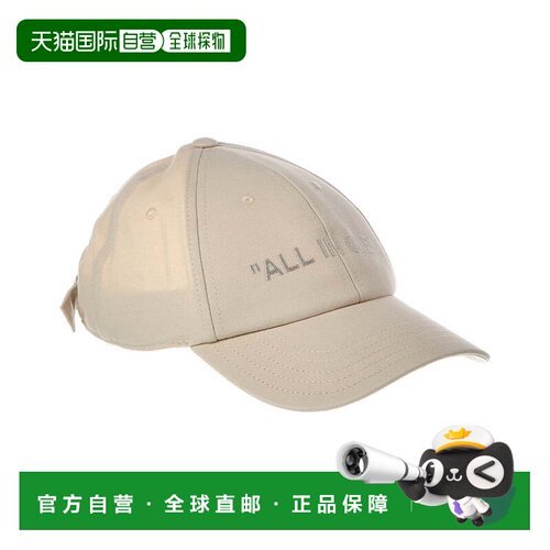 自营off-white灰白色帽子-米色 美国奥莱直发