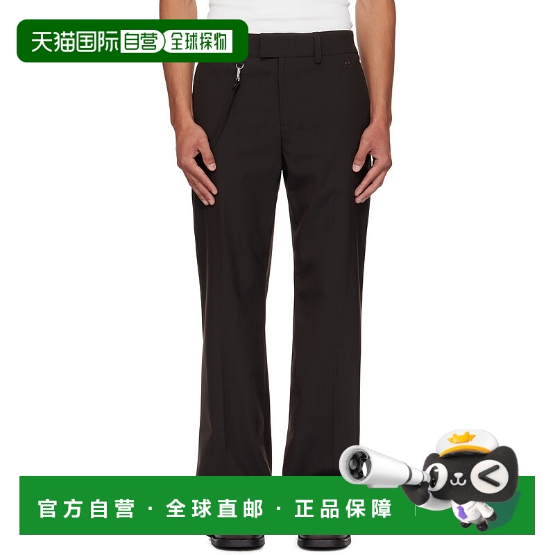 1h可退 香港直邮潮奢 Courreges 男士 棕色 Light Twill Bootcut