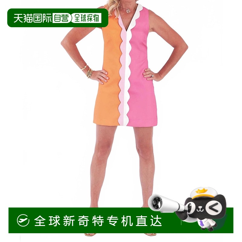 自营 ck bradleyMareka迷你连衣裙在木瓜-木瓜 【美国奥莱】直发