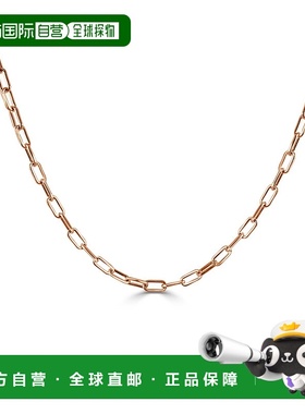 自营 sabrina14k 金回形针链式项链 - XX-小 - 玫瑰色 美国奥莱直