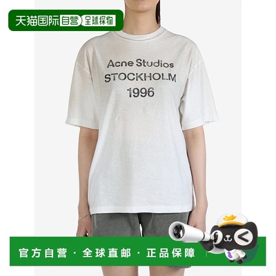 美国直邮ACNE STUDIO Unisex Logo Relaxed Fit T-shirt