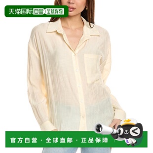 sadie 白色 Crush镂空衬衫 美国 sageSage品牌Clementine 自营