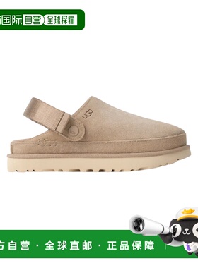 自营Women's UGG Goldenstar 1138252-SAN Clogs Sand Suede Adju