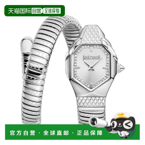自营Just Cavalli Women's Snake 22mm Watch JC1L369M0015 - sil