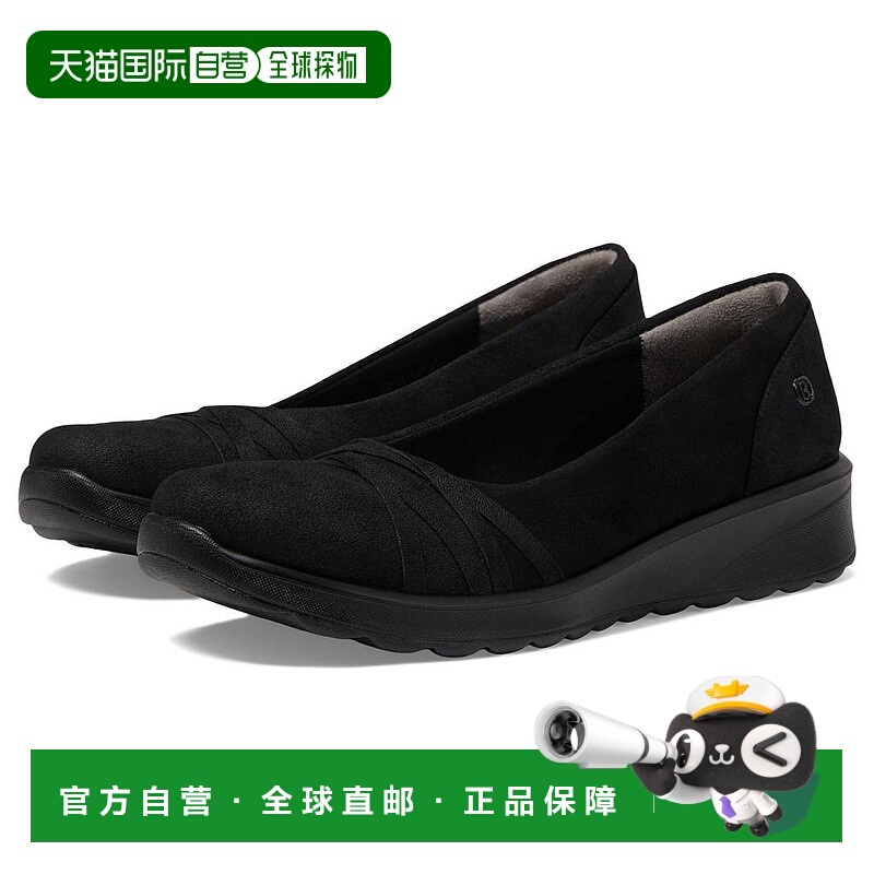 1h可退 【美国直邮】BZees女士时装鞋浅口平底圆头真皮休闲时尚透