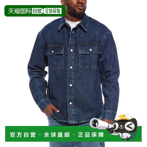 自营frame denimFRAME牛仔衬衫-蓝色 美国奥莱直发
