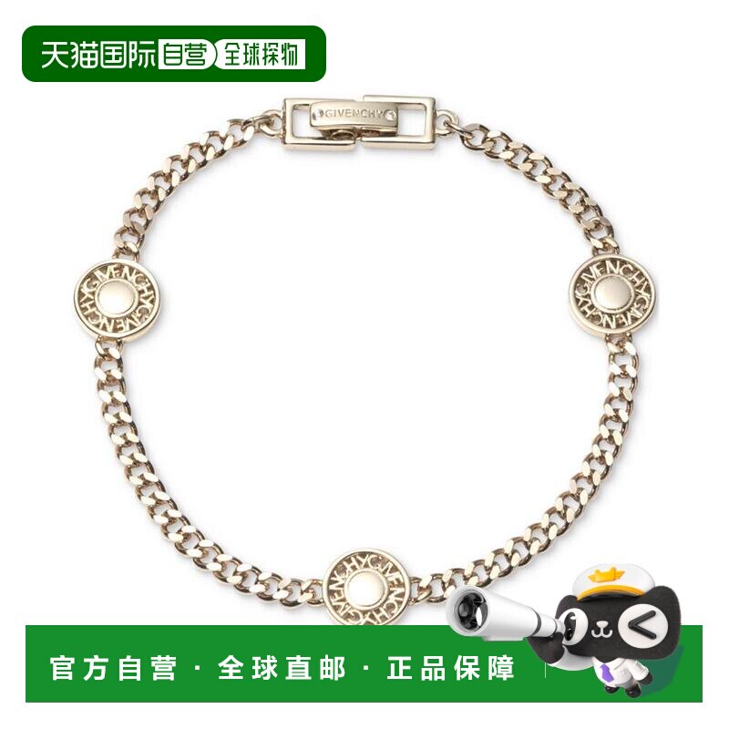 1h可退 【美国直邮】Givenchy|金色徽标硬币链环手链新款纪梵希