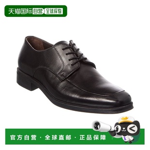 Bruno Magli Pio牛津皮革 自营 美国奥莱直发男鞋 黑色