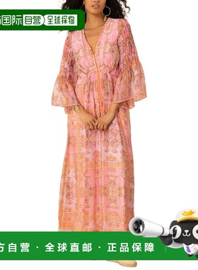 自营Hale Bob Silk-Blend Mara Maxi Dress - red 美国奥莱直发