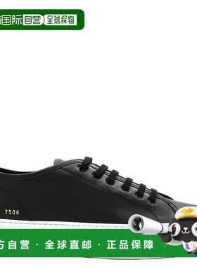 自营 common projects常见项目锦标赛低帮皮革运动鞋-黑色/白色