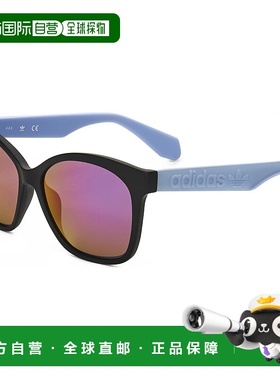 自营 adidas阿迪达斯女式57毫米哑光黑色太阳镜-哑光黑色 美国奥
