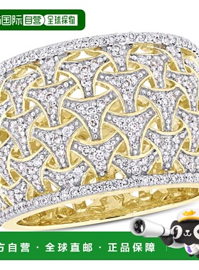 自营 Mimi & Max 3/4ct TW Diamond Filigree Ring 14k Yellow Go