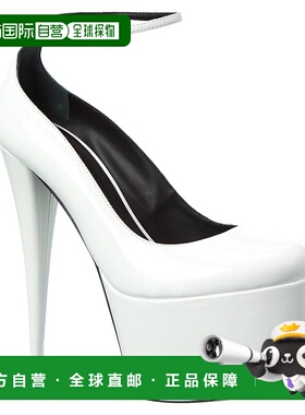 自营 Giuseppe Zanotti Yana 90平台泵-白色 美国奥莱直发高跟鞋
