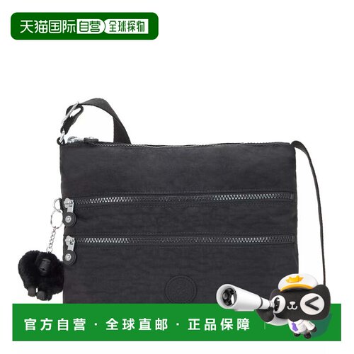 自营Kipling Alvar Crossbody Bag - black noir 美国奥莱直发