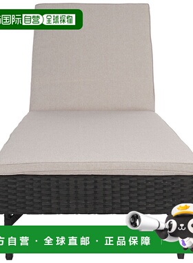 自营 safaviehCam Sunlounger（室内/室外）-黑色/浅灰色 美国奥