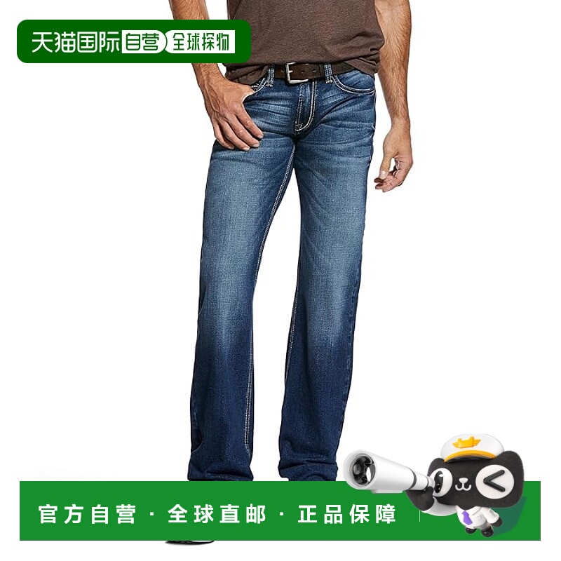 1h可退 香港直邮潮奢 ariat 男士 M7 Stackable 摇滚直筒裤(Summi