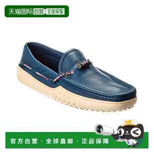 蓝色 自营 皮革乐福鞋 sTOD’s 美国奥莱直发一脚蹬 tod