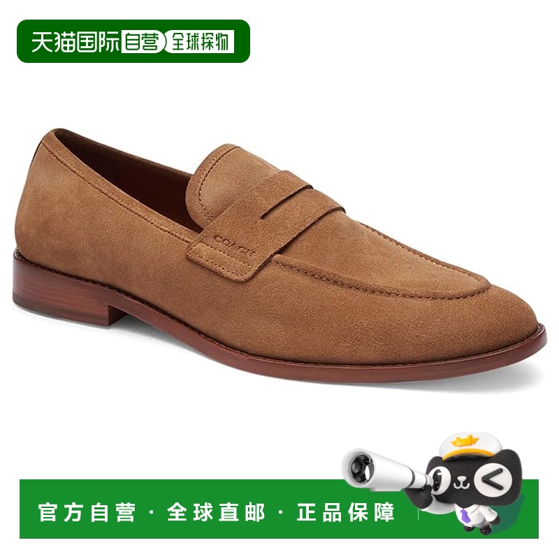 1h可退 香港直邮潮奢 Coach 蔻驰 男士 Declan 绒面革便鞋乐福鞋