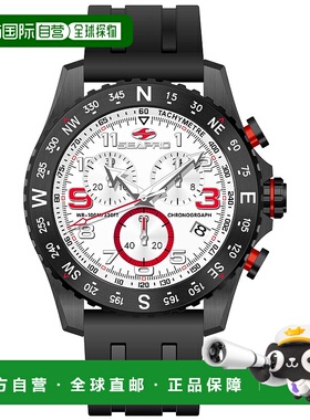 自营Seapro Men's Gallantry White Dial Watch - white 美国奥莱