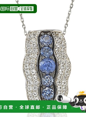 自营Suzy Levian Sterling Silver Pink Sapphire and Diamond Ac