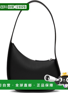 1h可退 香港直邮潮奢 The Row 女士 黑色 Half Moon 单肩包 W1249
