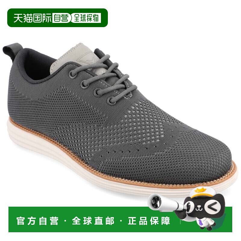 自营 vance co.Vance Ezra针织正装鞋-灰色 美国奥莱直发男鞋