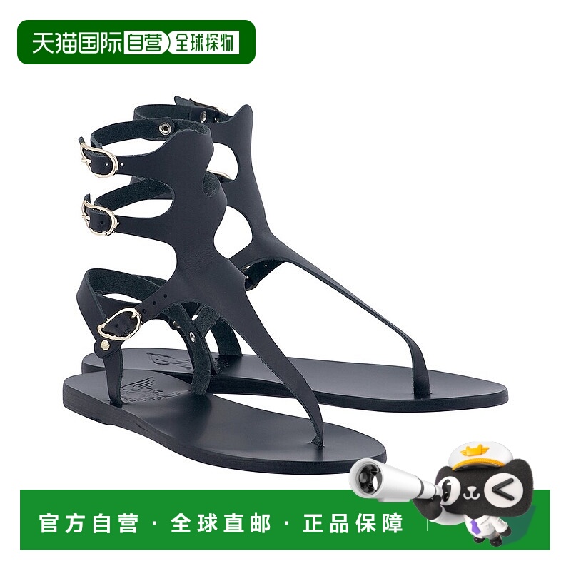 自营 ancient greek sandals古希腊凉鞋 Themis 皮革凉鞋 - 黑色